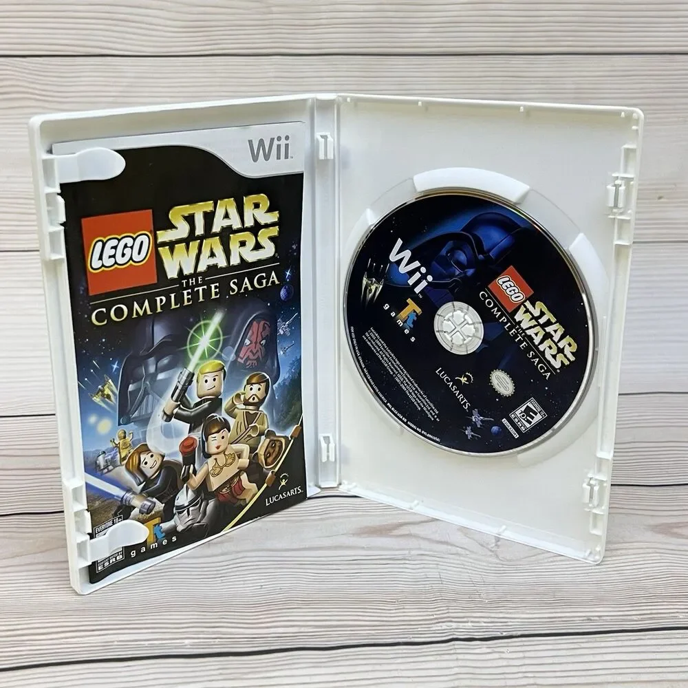 LEGO Star Wars - The Complete Saga (Nintendo Wii, 2007) CIB w/Manual -TESTED VG+